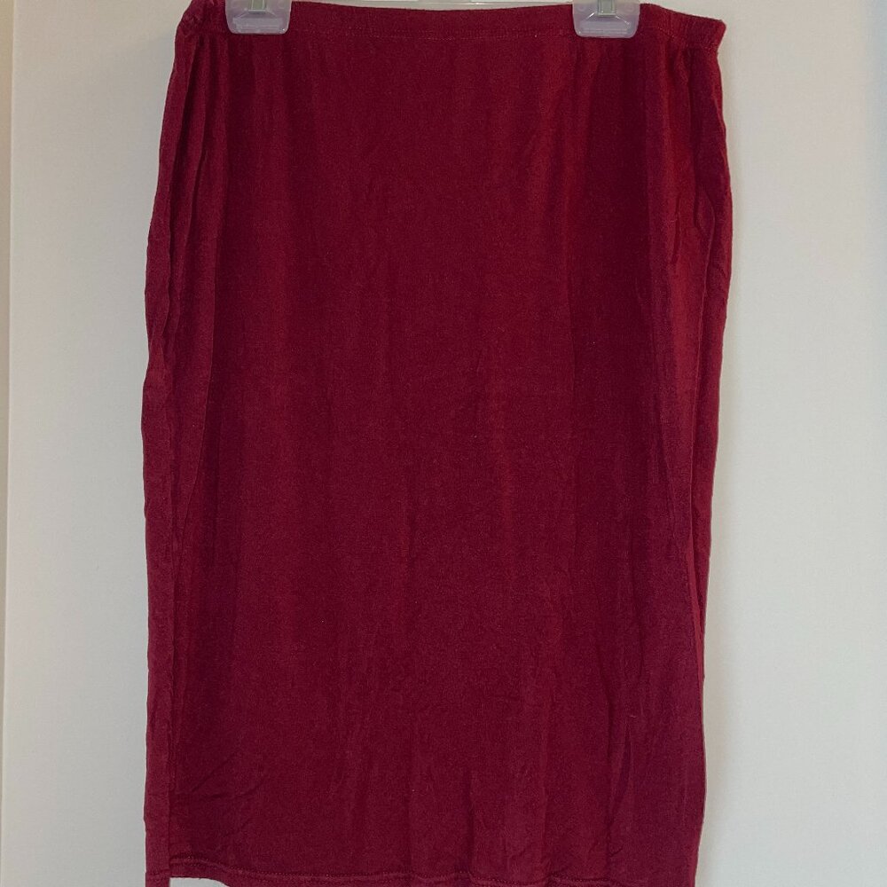 Plus size stretchy skirt